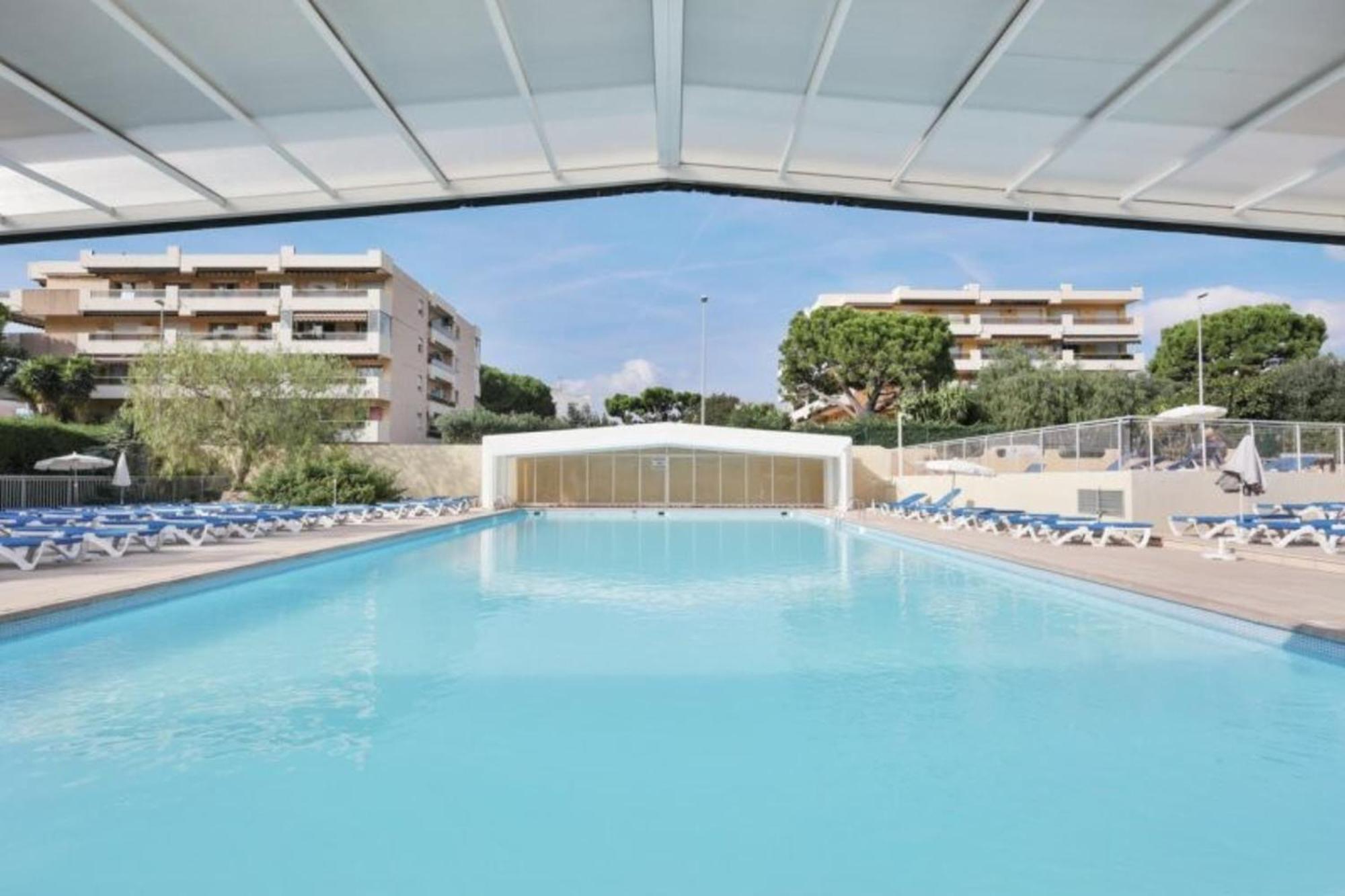 06U - Beautiful Studio In Residence - Swimming Pool And Tennis Court Saint-Laurent-du-Var Ngoại thất bức ảnh